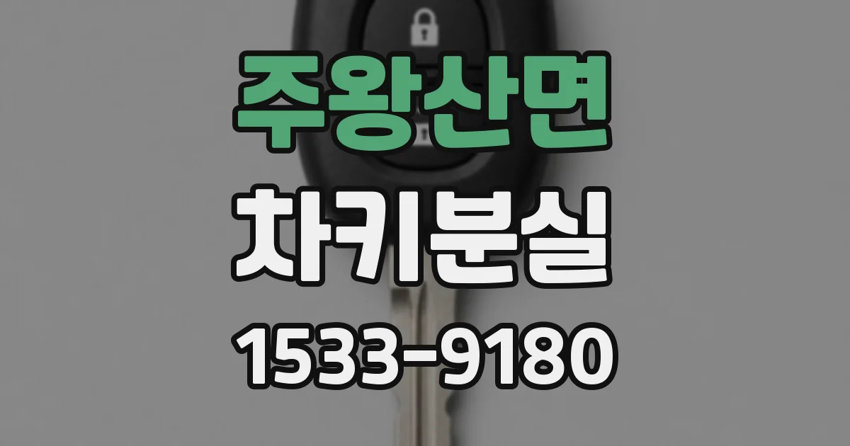 주왕산면 차키분실