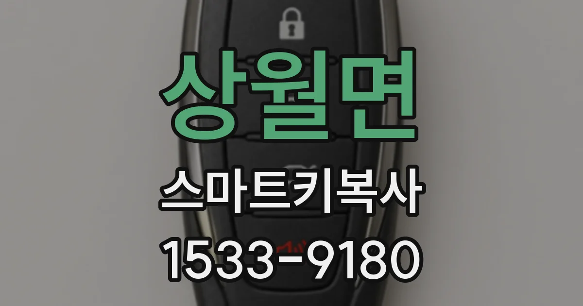 상월면 스마트키복사