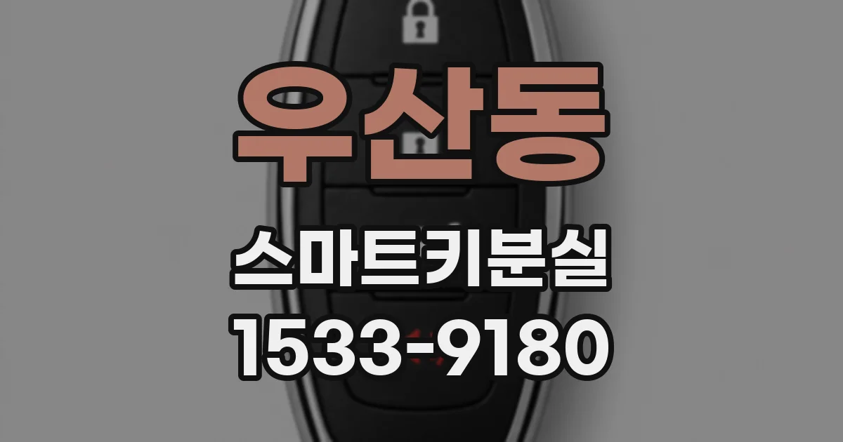 우산동 스마트키분실