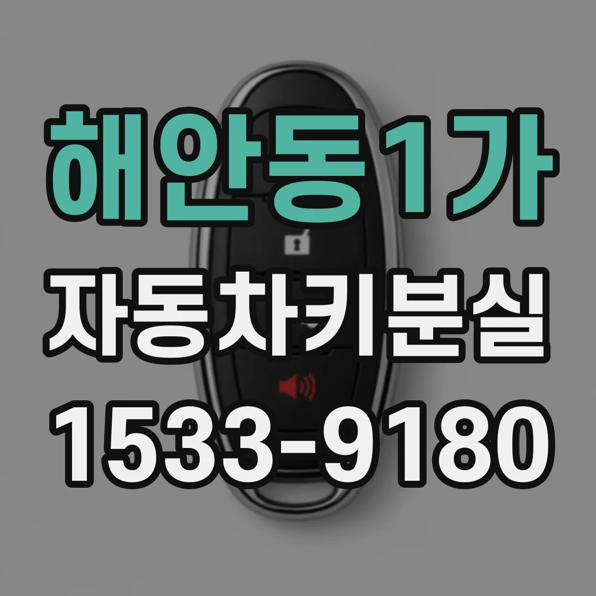 해안동1가 자동차키분실