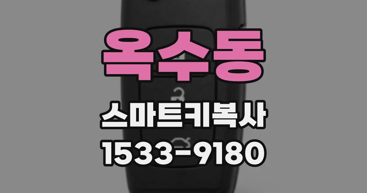 옥수동 스마트키복사