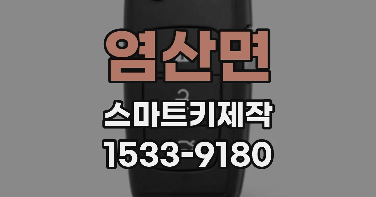염산면 스마트키제작