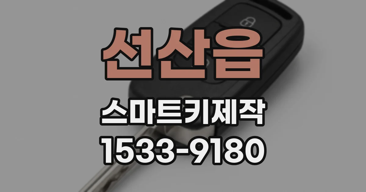 선산읍 스마트키제작