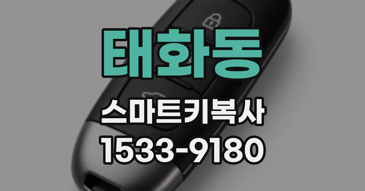 태화동 스마트키복사