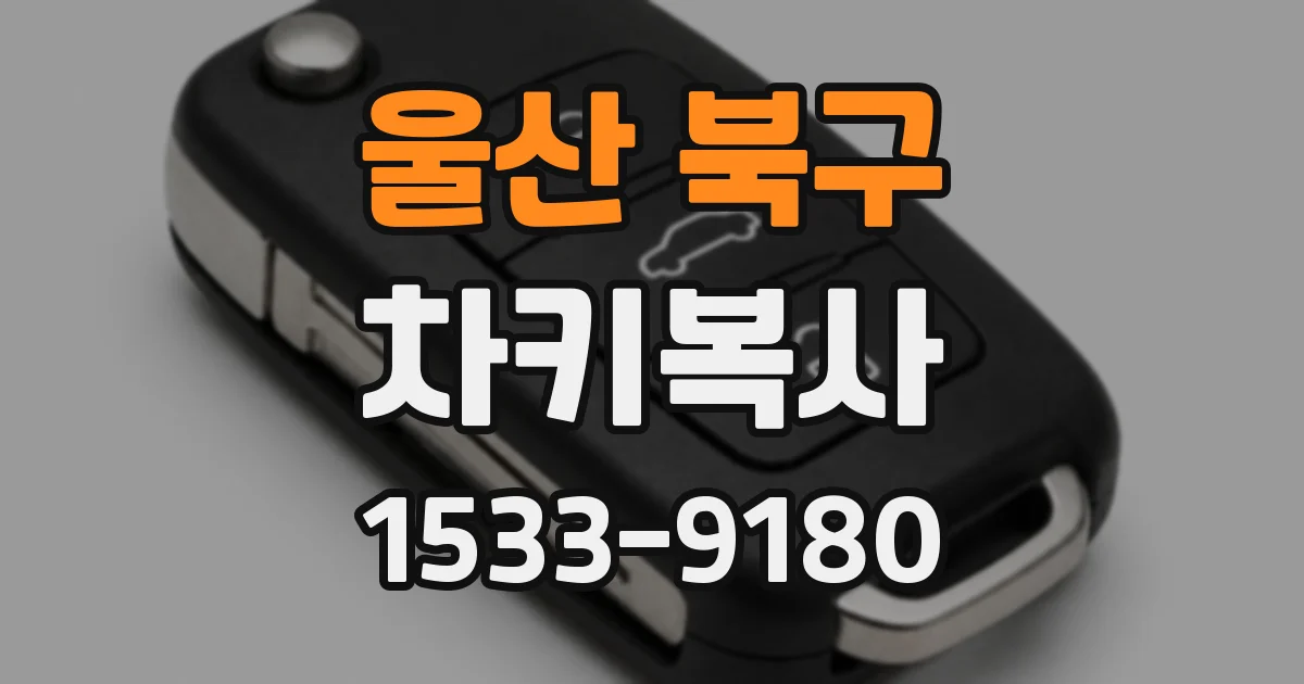 울산 북구 차키복사
