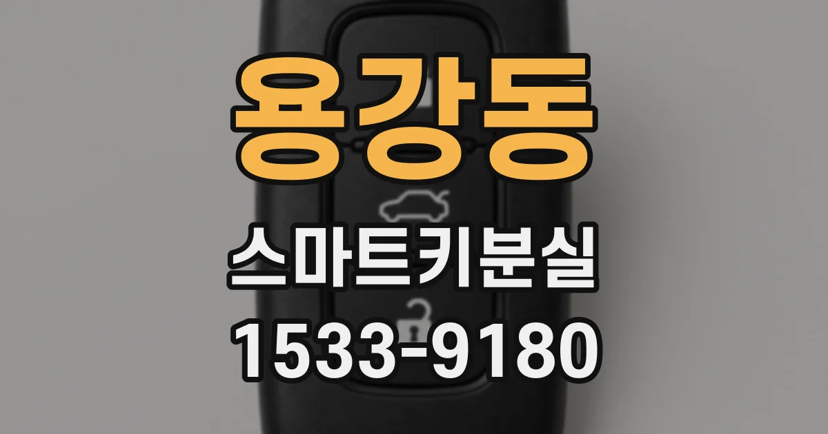 용강동 스마트키분실