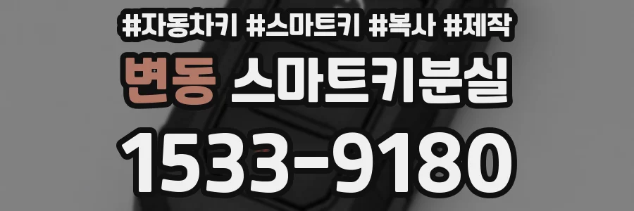 변동 스마트키분실