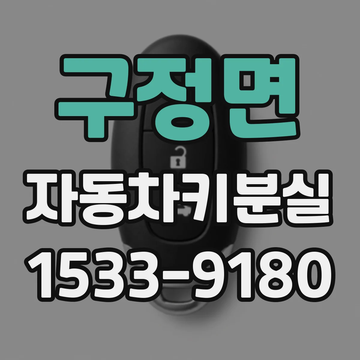 구정면 자동차키분실