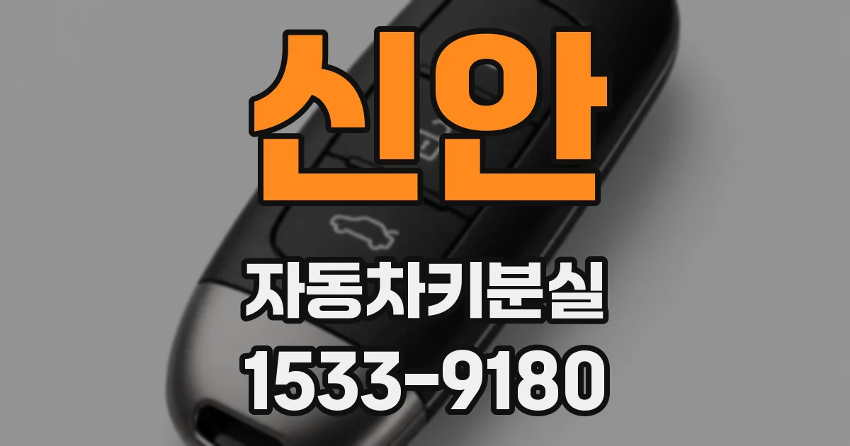 신안 자동차키분실