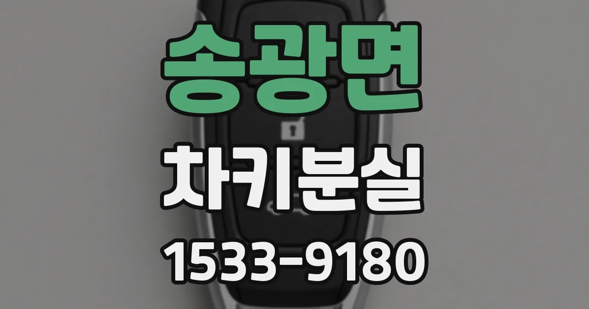 송광면 차키분실