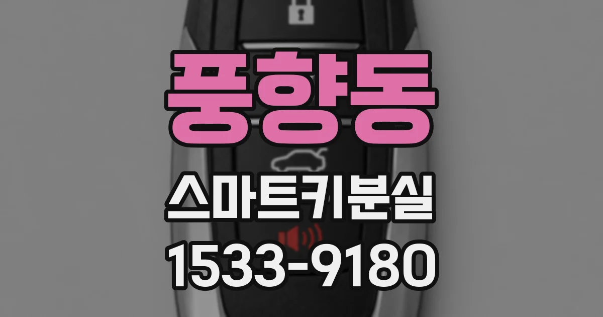 풍향동 스마트키분실