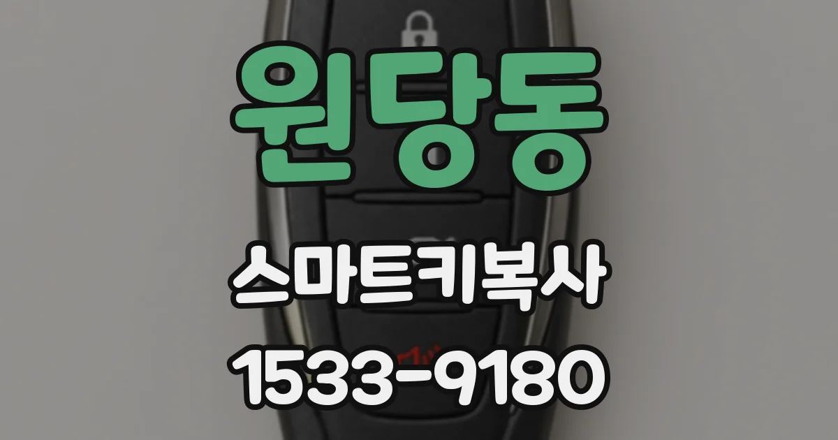 원당동 스마트키복사