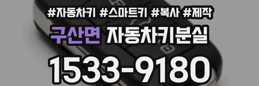 구산면 자동차키분실