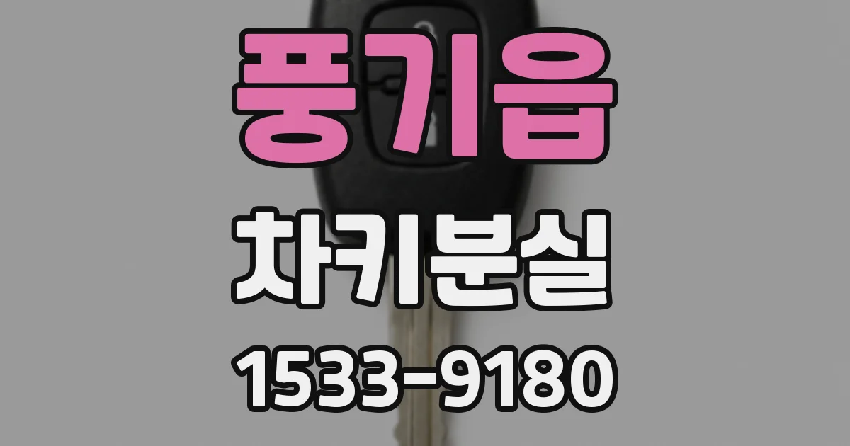 풍기읍 차키분실