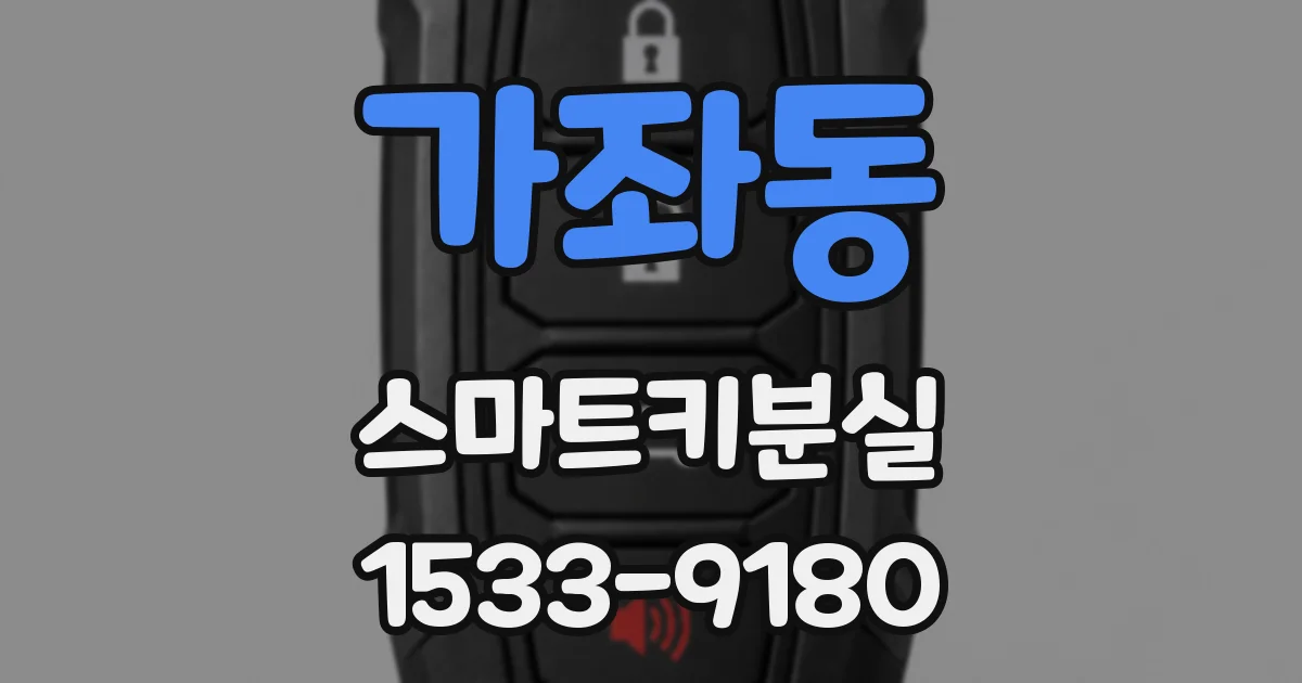 가좌동 스마트키분실