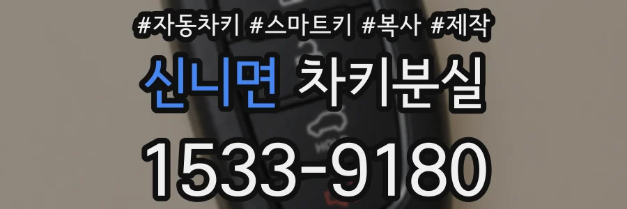 신니면 차키분실