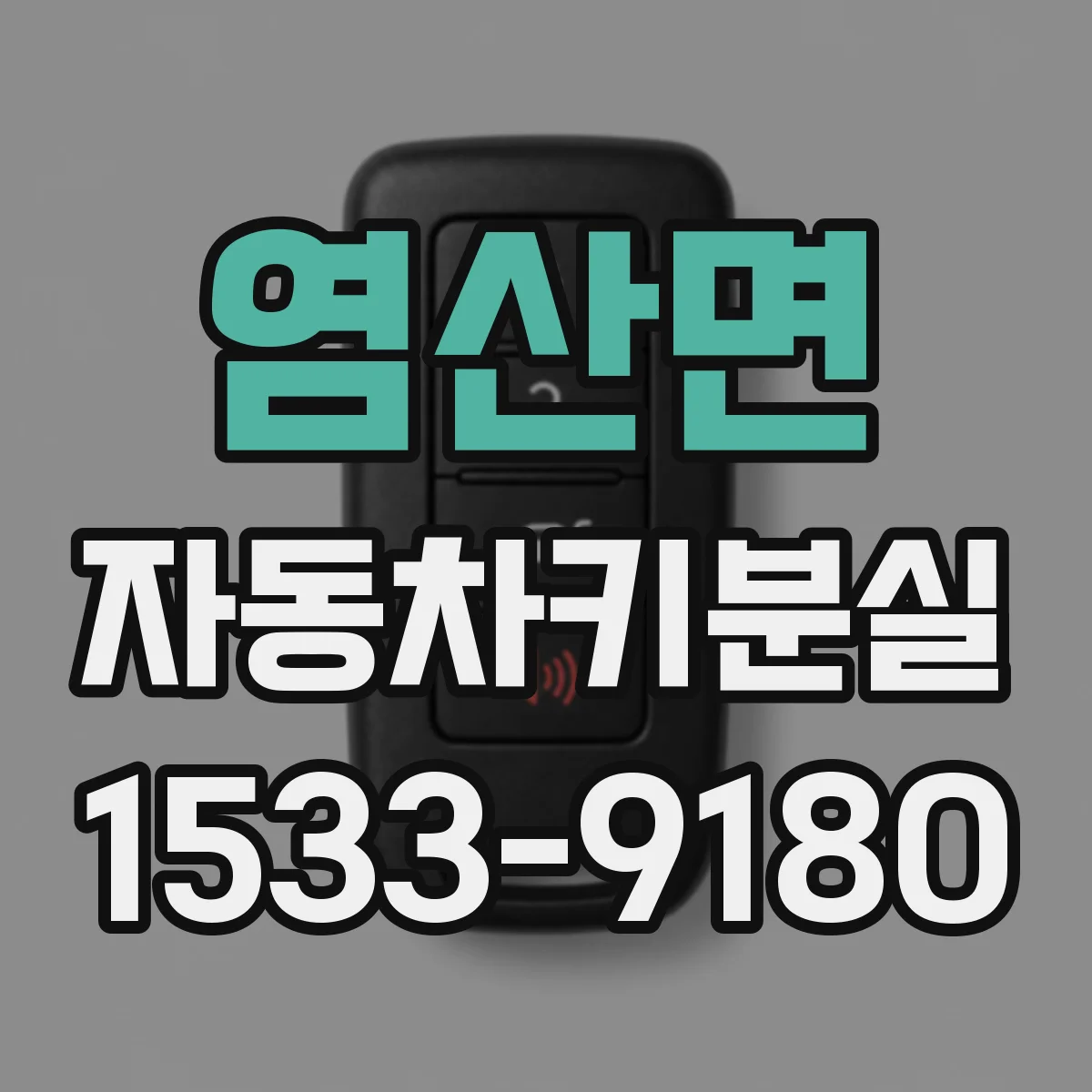 염산면 자동차키분실