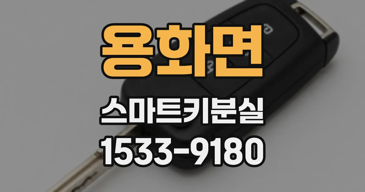 용화면 스마트키분실