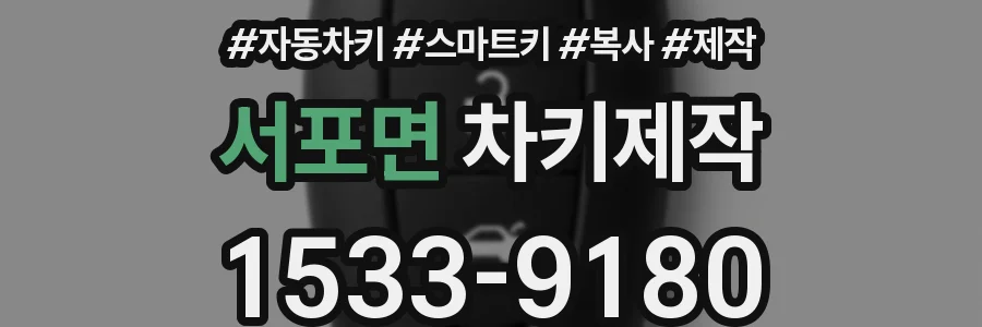 서포면 차키제작