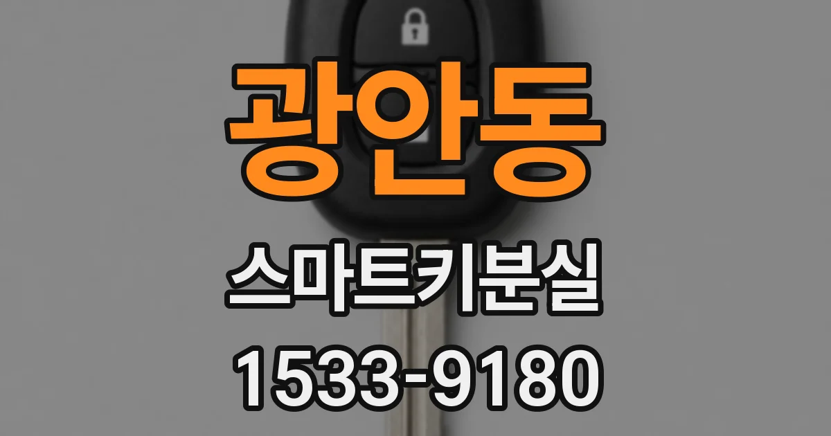 광안동 스마트키분실