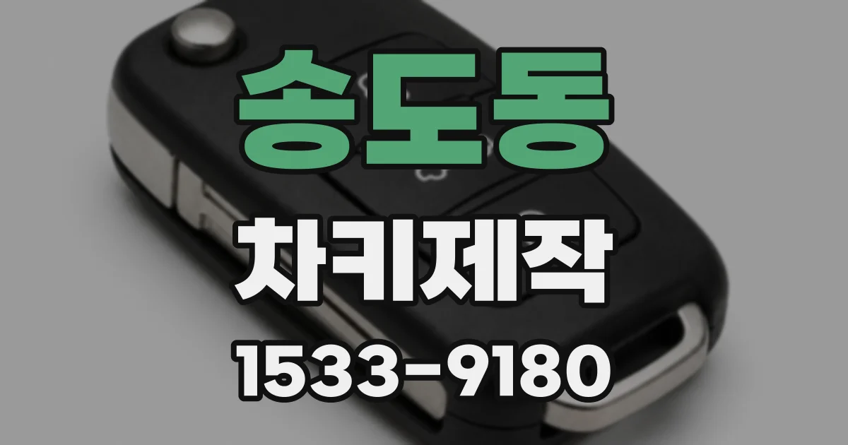 송도동 차키제작