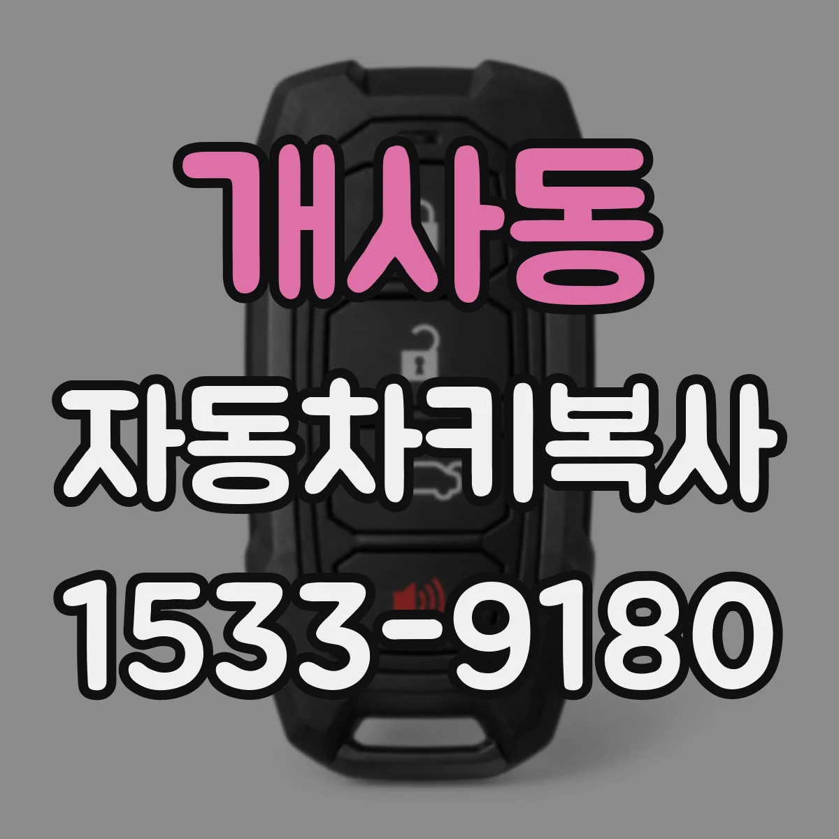 개사동 자동차키복사