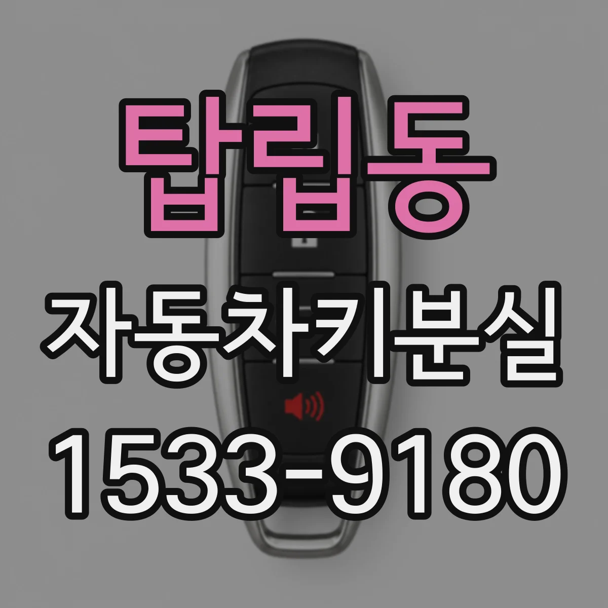 탑립동 자동차키분실