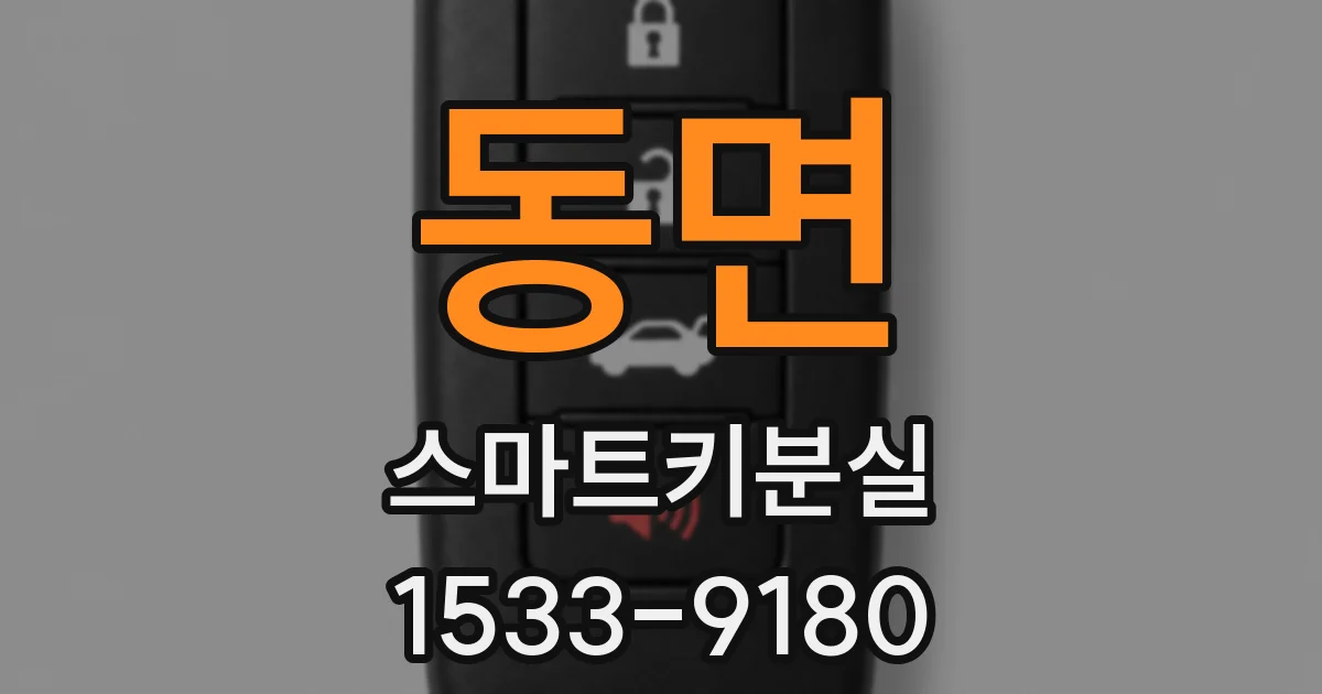 동면 스마트키분실