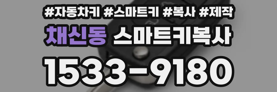 채신동 스마트키복사