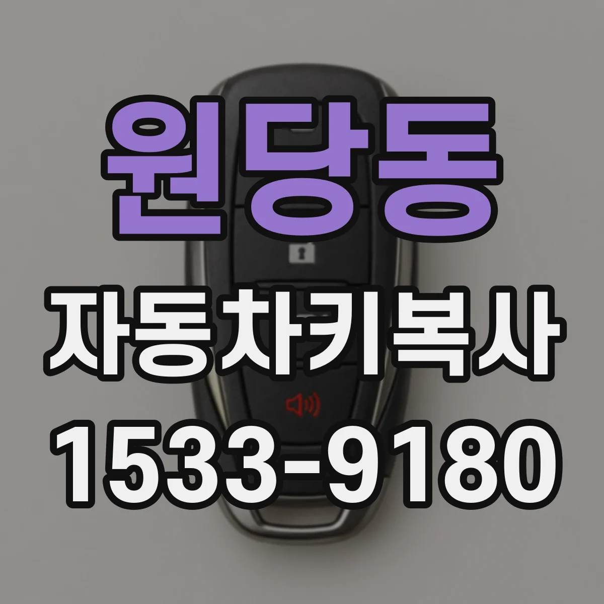 원당동 자동차키복사