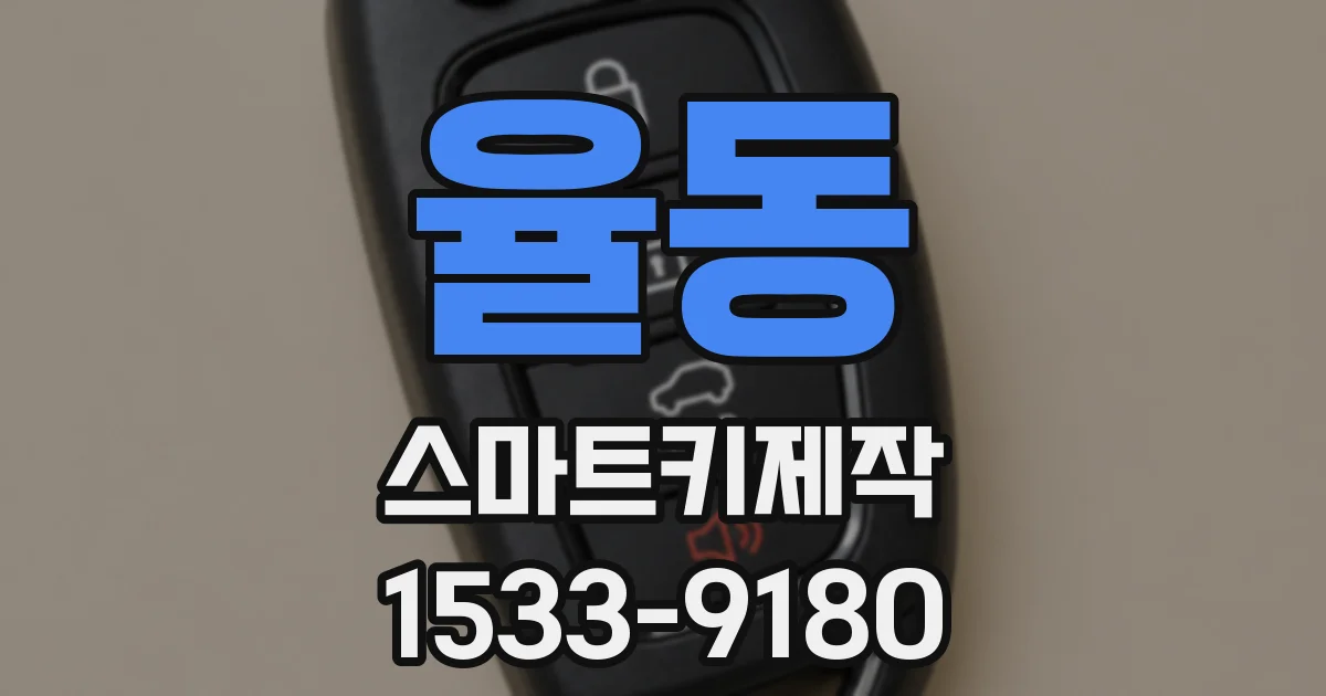 율동 스마트키제작