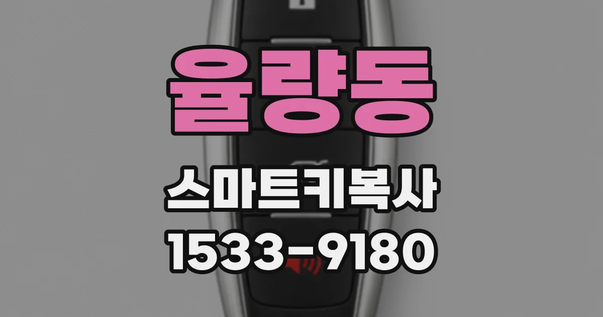 율량동 스마트키복사
