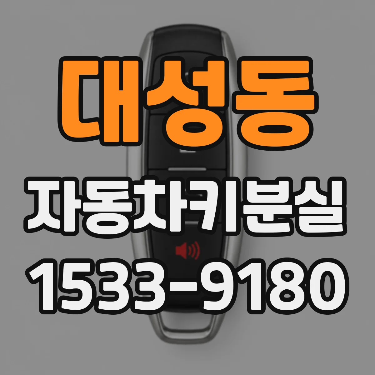 대성동 자동차키분실