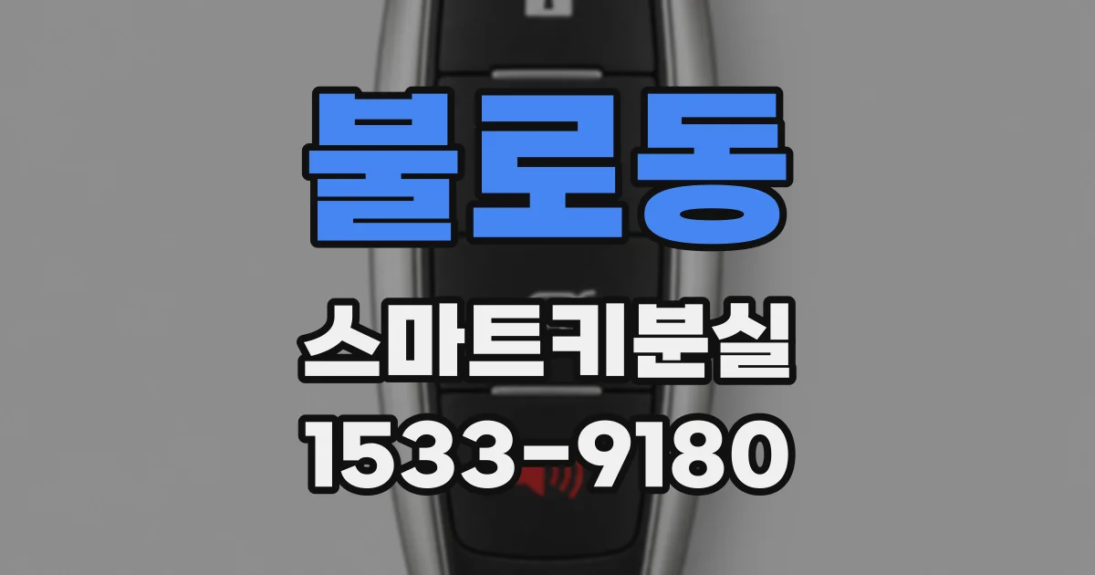 불로동 스마트키분실