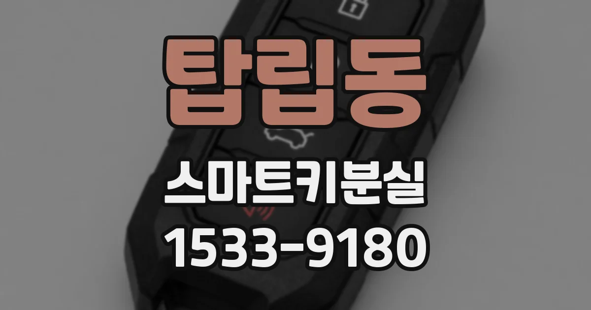 탑립동 스마트키분실