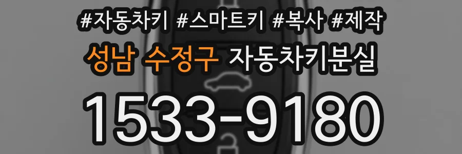 성남 수정구 자동차키분실