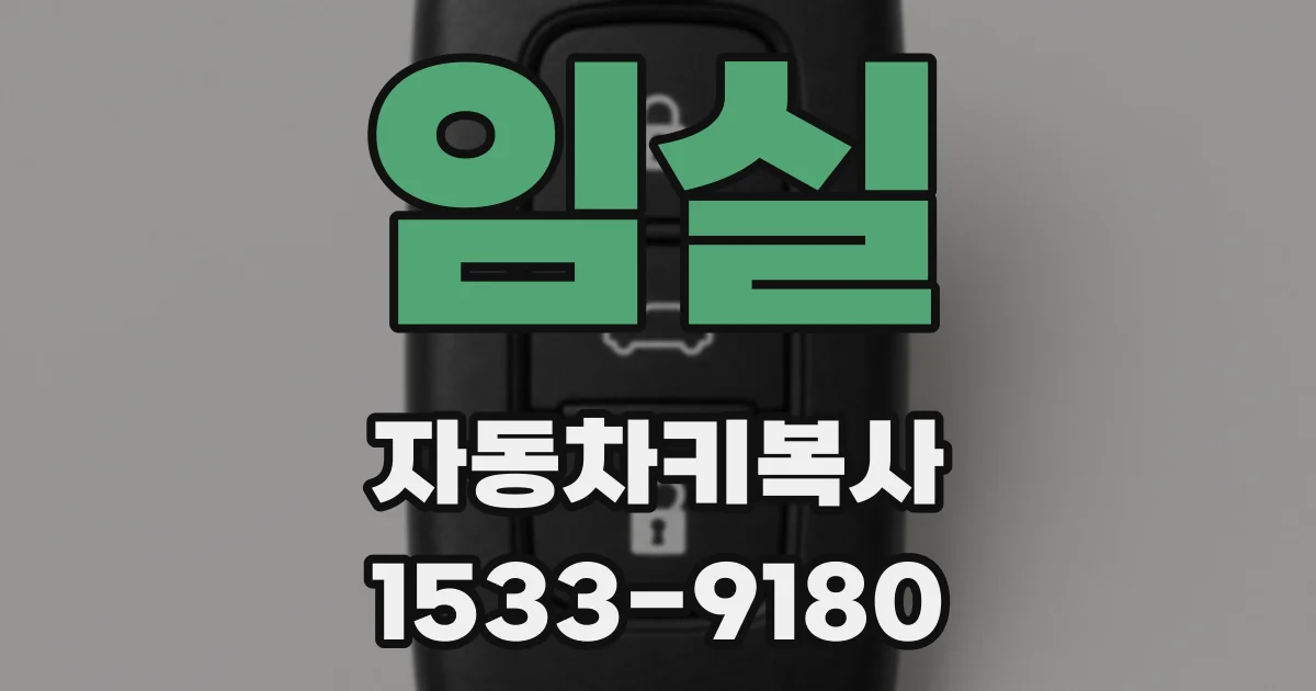 임실 자동차키복사