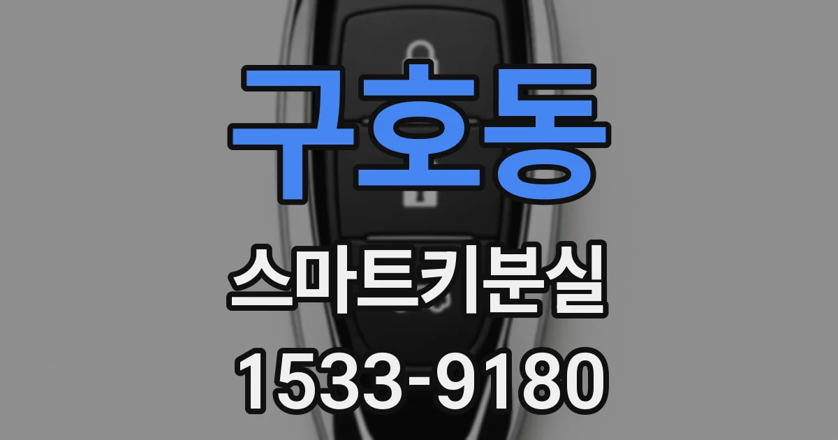 구호동 스마트키분실