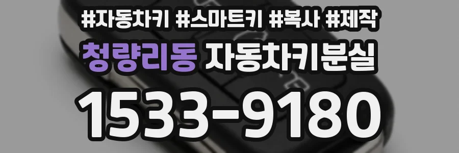 청량리동 자동차키분실