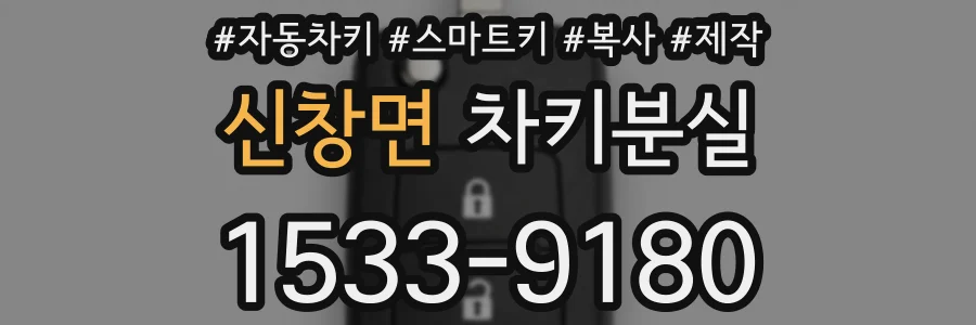 신창면 차키분실