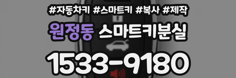 원정동 스마트키분실