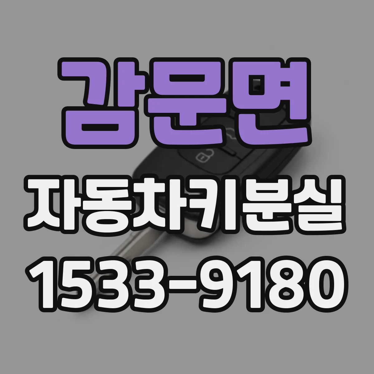 감문면 자동차키분실