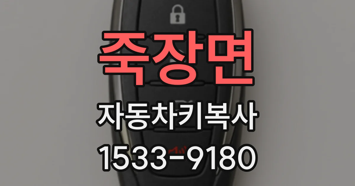 죽장면 자동차키복사