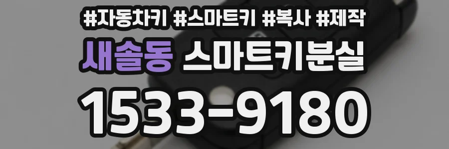새솔동 스마트키분실