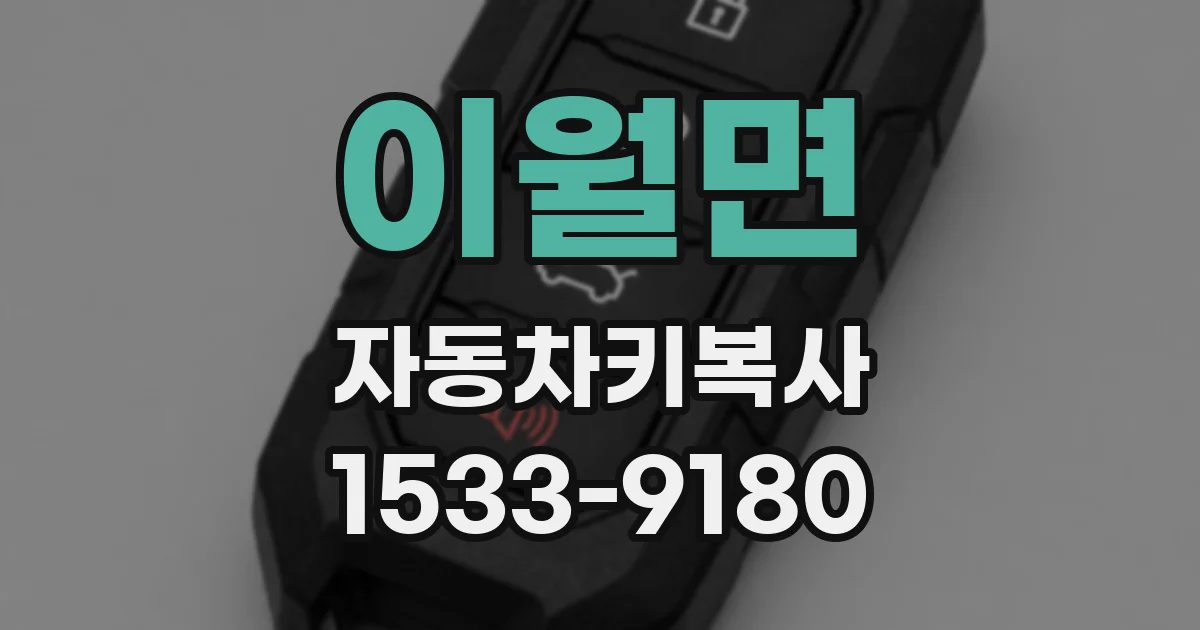 이월면 자동차키복사