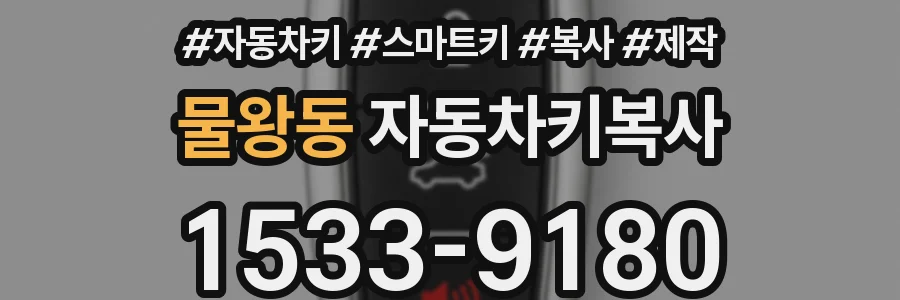물왕동 자동차키복사