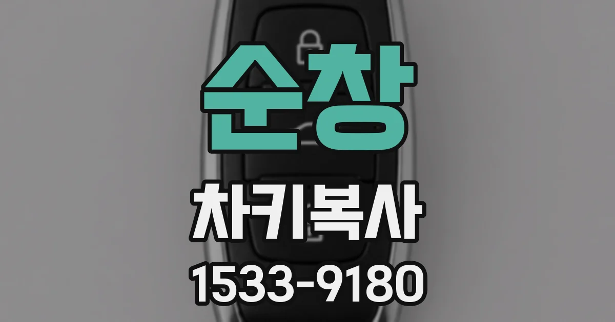 순창 차키복사