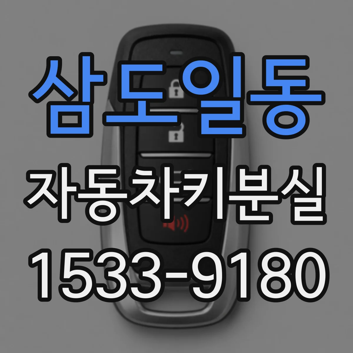 삼도일동 자동차키분실