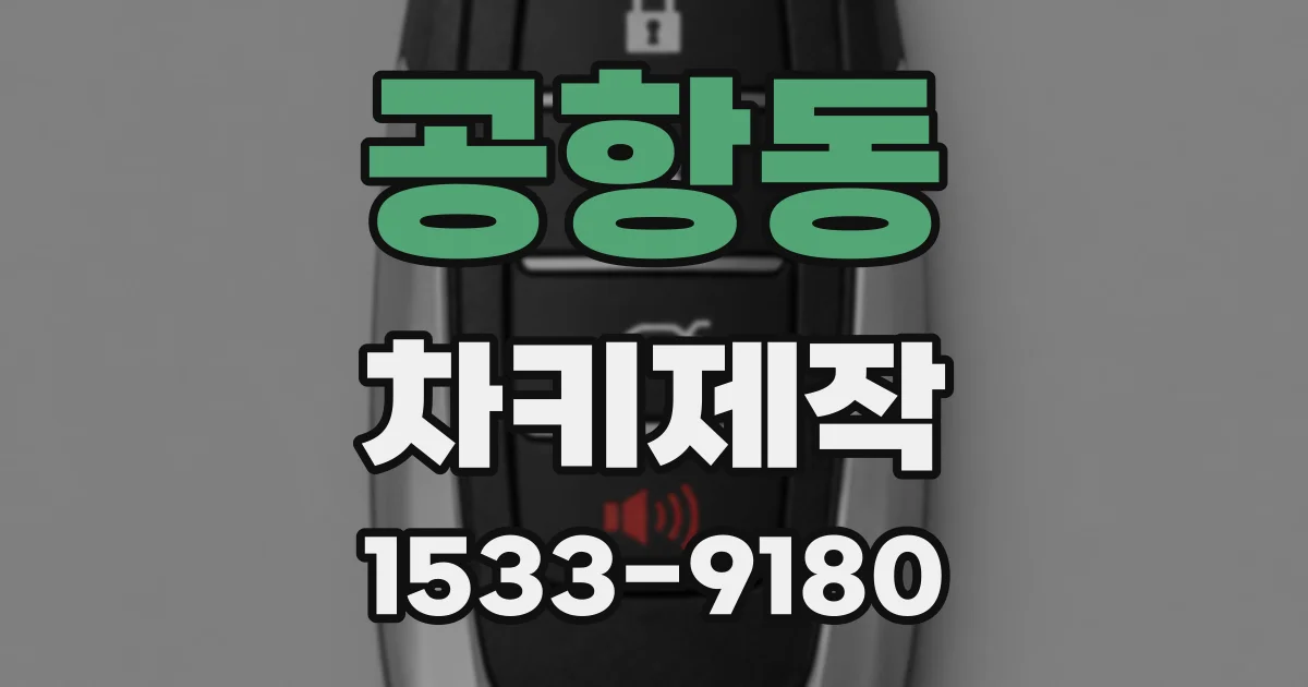 공항동 차키제작