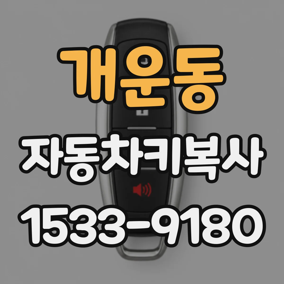 개운동 자동차키복사